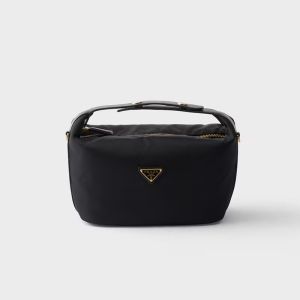 Prada 1BC302 Cherie Mini Bag in Re-Nylon Black