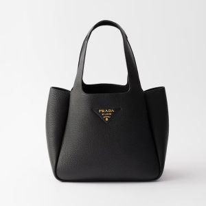 Prada 1BG335 Liaison Small Handbag in Leather Black
