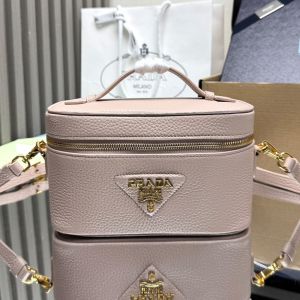 Prada 1BH202 Mini Bag in Leather Pink