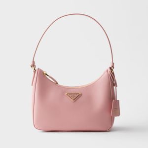 Prada 1N204W Re-Edition 2005 Mini Bag in Saffiano Leather Pink