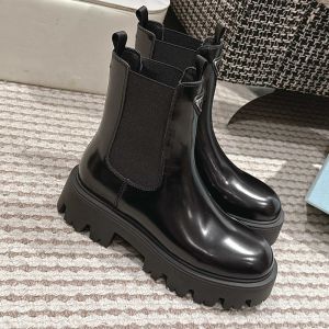 Prada 1T186O Booties Women Calfskin Black