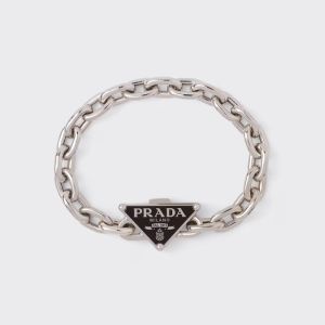 Prada 2JB303 Symbole Bracelet in Metal Silver