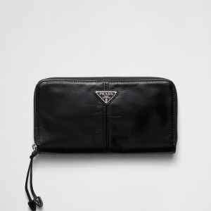 Prada 2ML059 Wallet in Leather Black