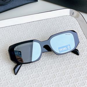 Prada PR17WS Symbole Sunglasses in Acetate Black/Blue