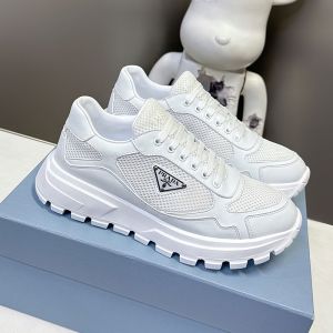 Prada Prax 2.0 Sneakers Unisex Leather and Mesh White