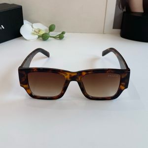 Prada Square Sunglasses in Acetate with Triangle Logo Tortoise
